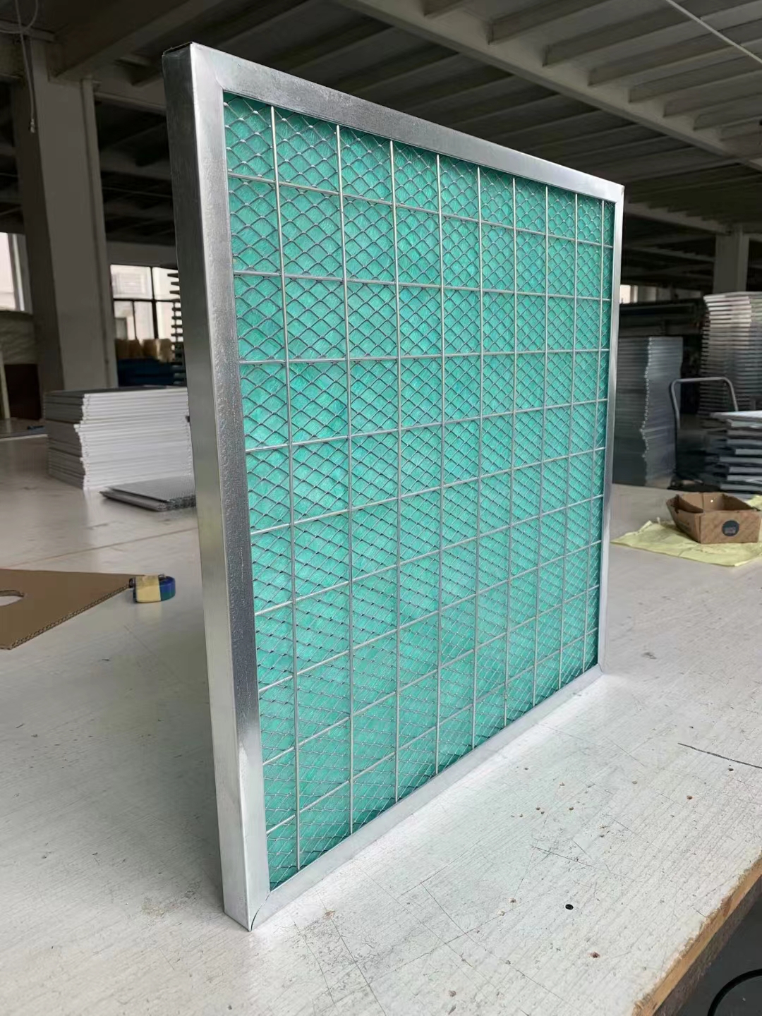 不銹鋼板式耐高溫初效過濾器